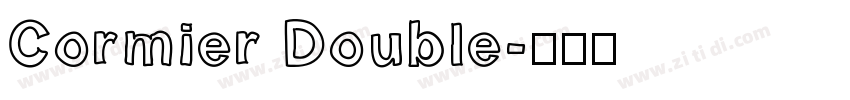 Cormier Double字体转换